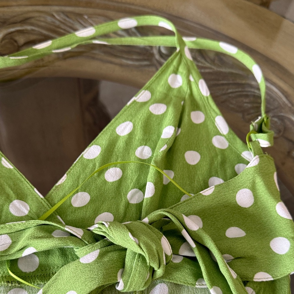 Green Polka Dot Dress - Picture 10 of 11
